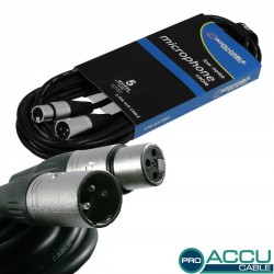 Accu-Cable XLR 5metros
