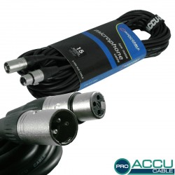 Accu-Cable XLR 15metros