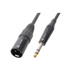 PD Connex Cable XLR macho a Jack 6.3 Stereo 1.5m