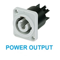 Conector Hembra Chasis Power Out, 5 unidades